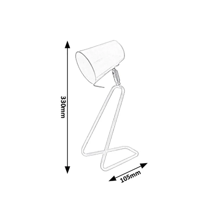 R.5778 Olaf,Íróasztali,E14 MAX 25W,kék