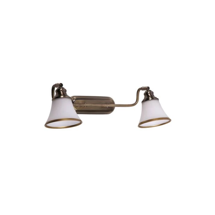R.6546 Grando 2-es fali E14 2x40Wbronz/fehér
