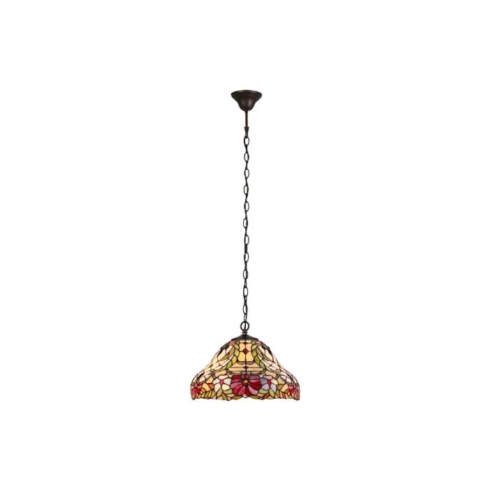 R.8086 Mirella függ D41 E27 2x60W tiffany