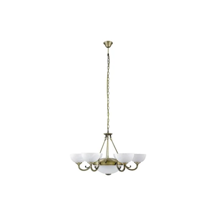 R.8546 Marlene 6ágú csillár E14 6x40W bronz