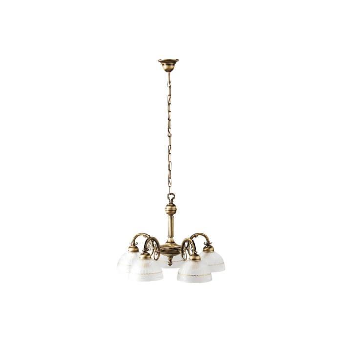 R.8815 Flossi 5ágú csillár E27 5x40W  bronz