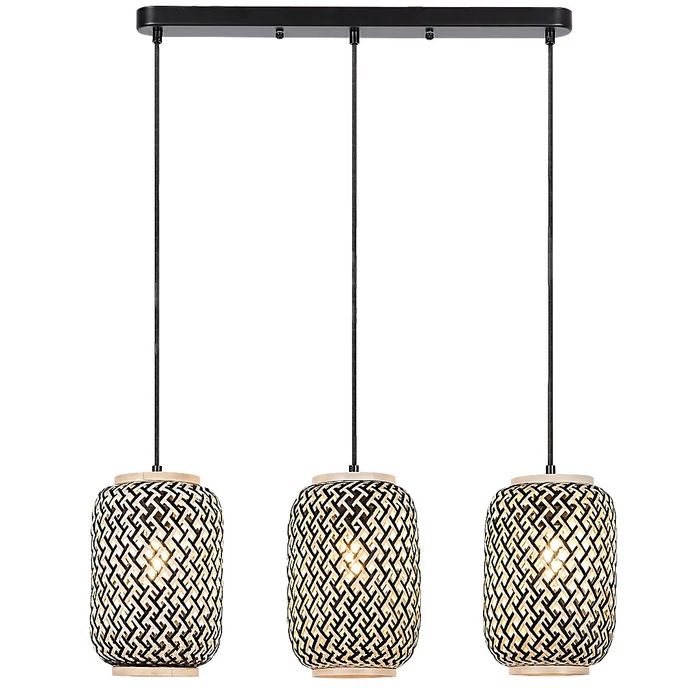 Rábalux Adalla skandináv stílusú hármas függeszték E27 3x40W 72093