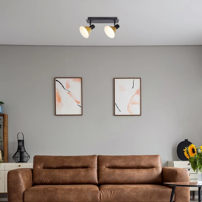 Rábalux Alvaro modern stílusú kettes mennyezeti lámpa E14 2x40W 3158