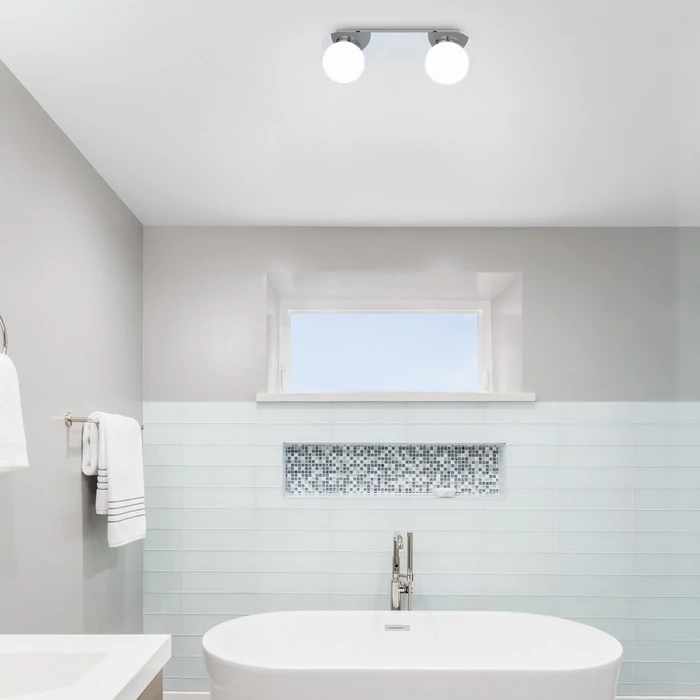 Rábalux Becca kettes fürdőszobai mennyezeti lámpa G9 2x28W