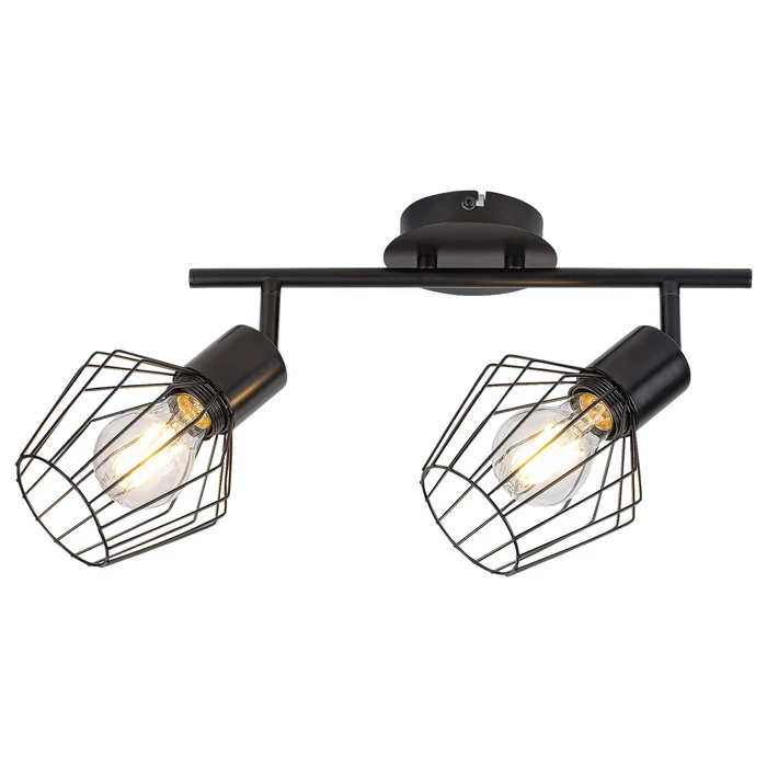 Rábalux Belano indusztriális stílusú kettes mennyezeti spotlámpa E27 2x40W 3535