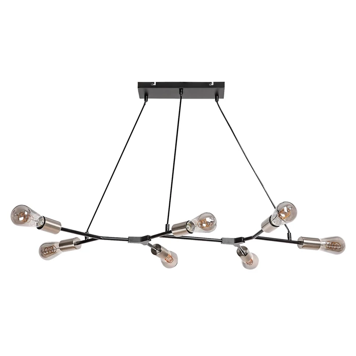 Rábalux Branwen indusztriális stílusú hetes függeszték E27 7x25W 72027