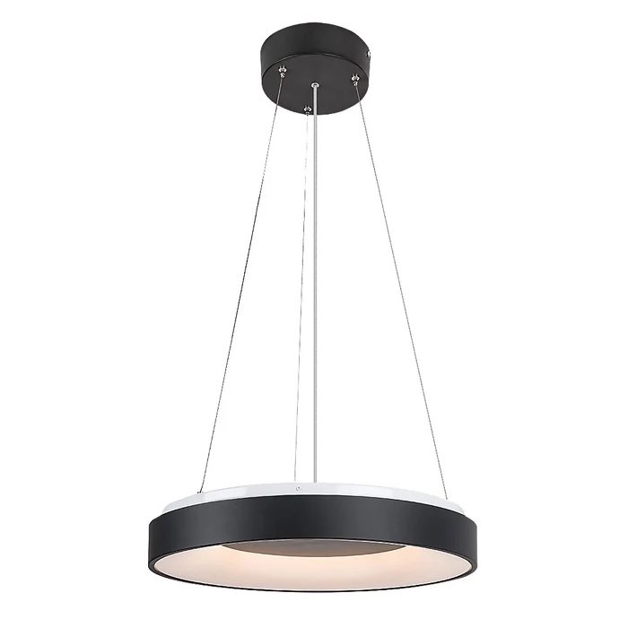 Rábalux Ceilo modern megjelenésű fekete függeszték LED 38W 3150lm/3800lm 3000–6500K 72001