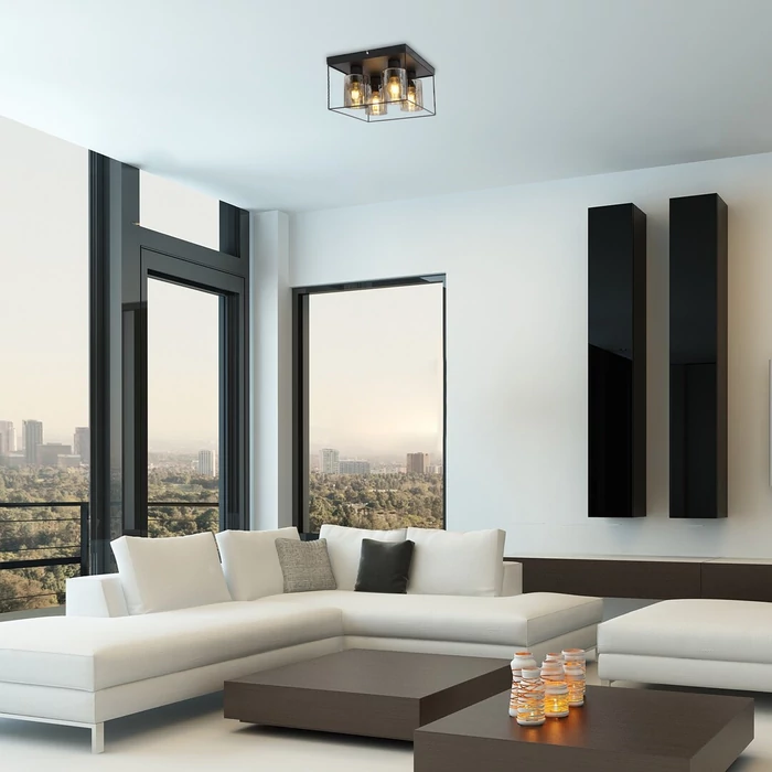 Rábalux Chadwick modern megjelenésű négyes mennyezeti lámpa E27 4x25W 71034