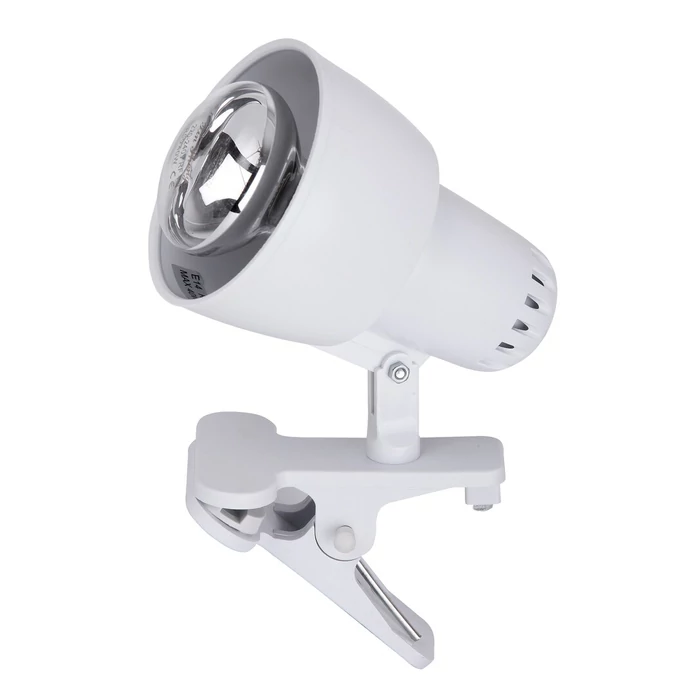R.4356 Clip csiptetős spotE14 40W feh ff nélkül