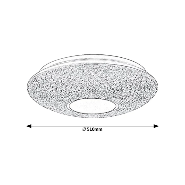 Rábalux Coralia mennyezeti lámpa LED 72W 5728lm 3000-6500K 1519