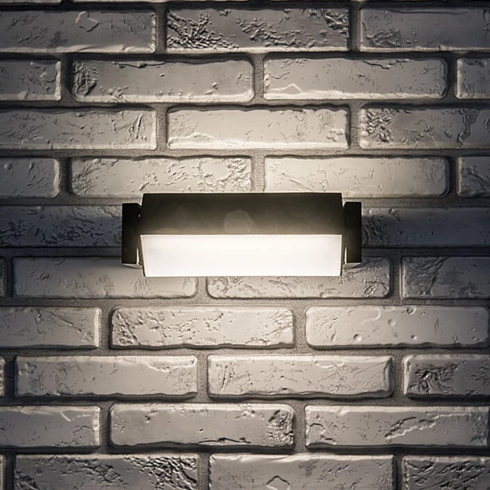 Rábalux Cubbington kültéri LED fali lámpa 18W 4000K fekete L23cm IP54 77185