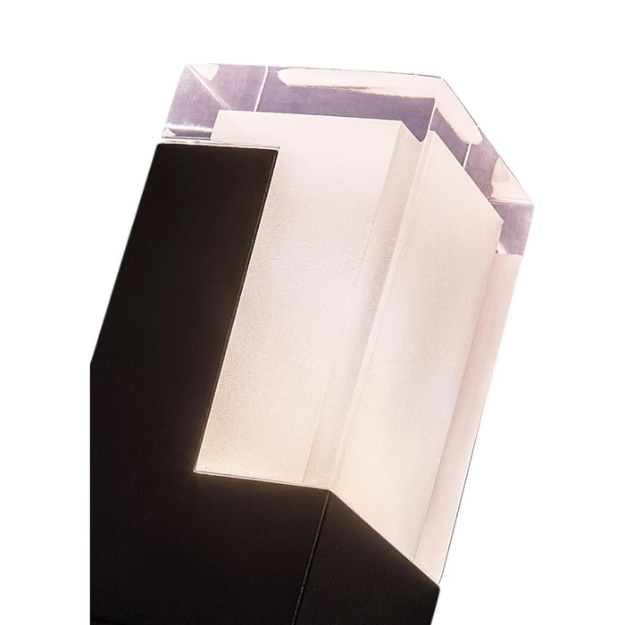 Rábalux Darvas kültéri LED fali lámpa 12W CCT fekete H35cm IP54 77127