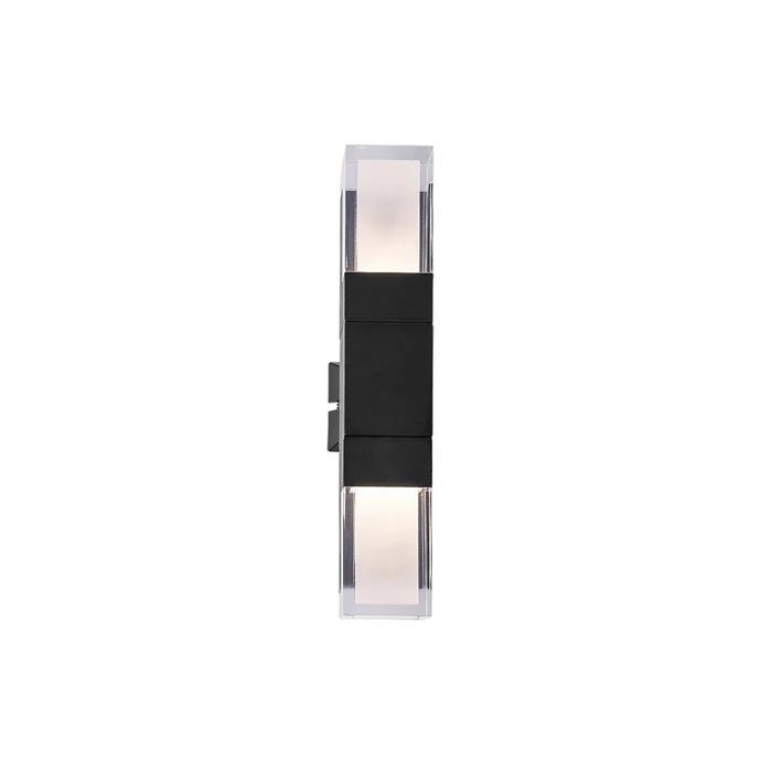 Rábalux Darvas kültéri LED fali lámpa 12W CCT fekete H35cm IP54 77127