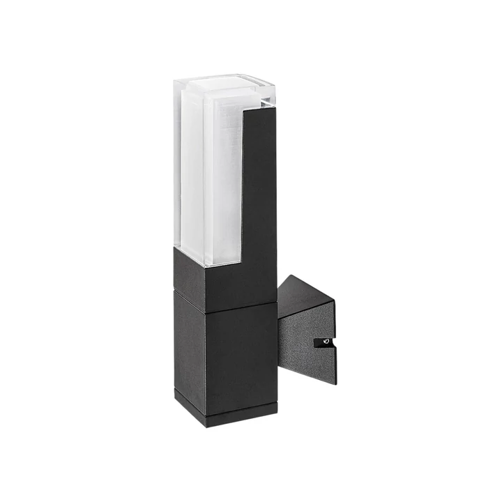 Rábalux Darvas kültéri LED fali lámpa 7W CCT fekete H28cm IP54 77126