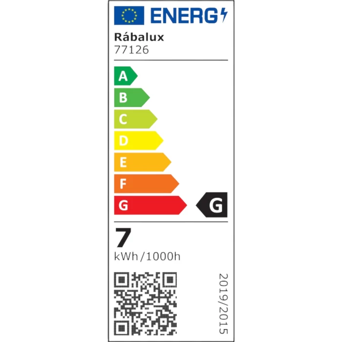 Rábalux Darvas kültéri LED fali lámpa 7W CCT fekete H28cm IP54 77126