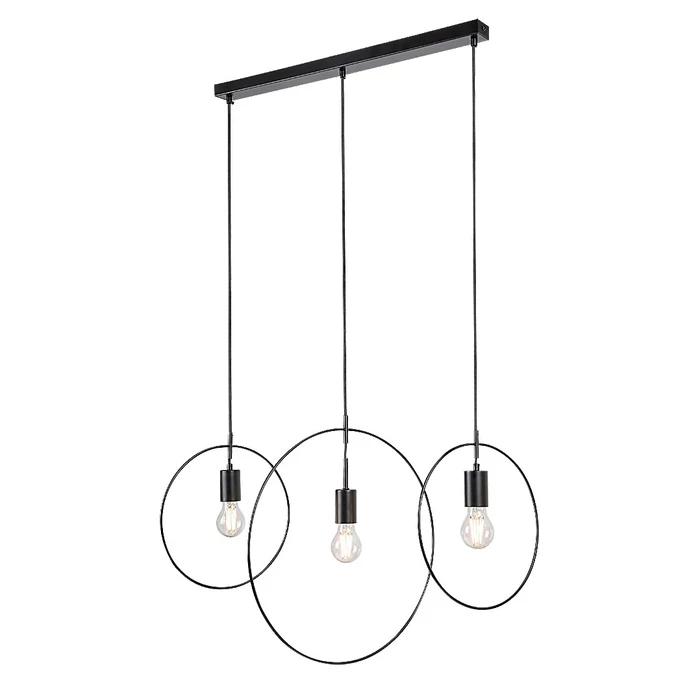 Rábalux Dilara indusztriális sítlusú hármas függeszték E27 3x40W 72019