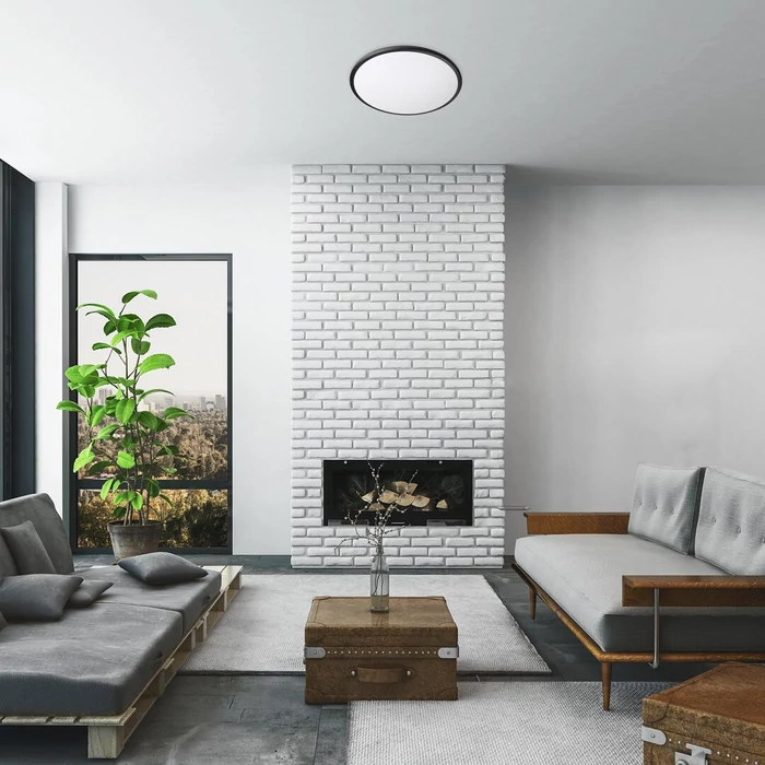 Rábalux Engon modern megjelenésű kerek mennyezeti lámpa LED 45W 2940lm/4600lm 3000K 71130