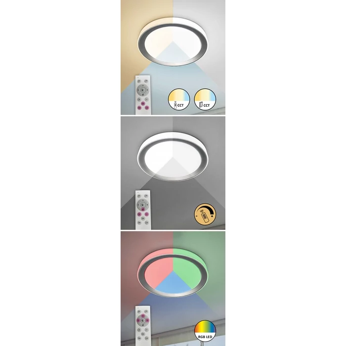 Rábalux Everest WiFi-s mennyezeti lámpa LED 40W 3200lm 2700-6500K RGB 3510