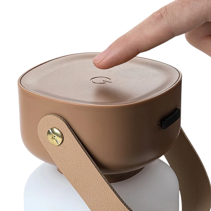 Rábalux Funes kültéri LED asztali lámpa 3W CCT barna H19cm IP44 77143