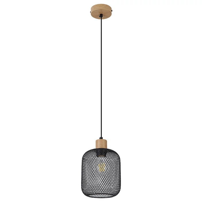 R. 3131 Grendel,belt.függ.E27 1x60W,bükk+fek.D15