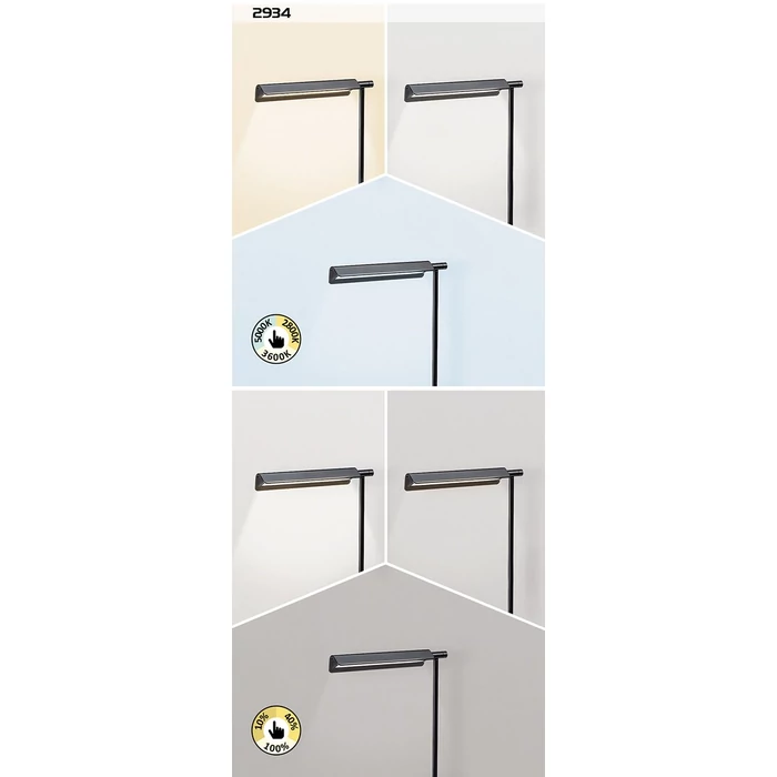 Rábalux Horus modern stílusú asztali lámpa LED 7W 530lm 3000-4000-6500K 2934