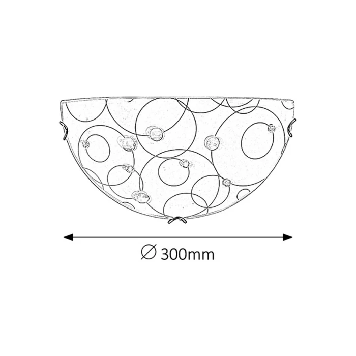 Rábalux Jolly fali lámpa D30 E27 60W  1960