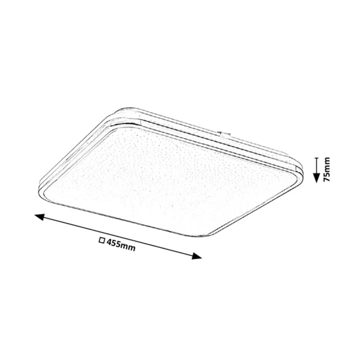Rábalux Linden mennyezeti lámpa LED 72W 5800lm 300-6500K 3479
