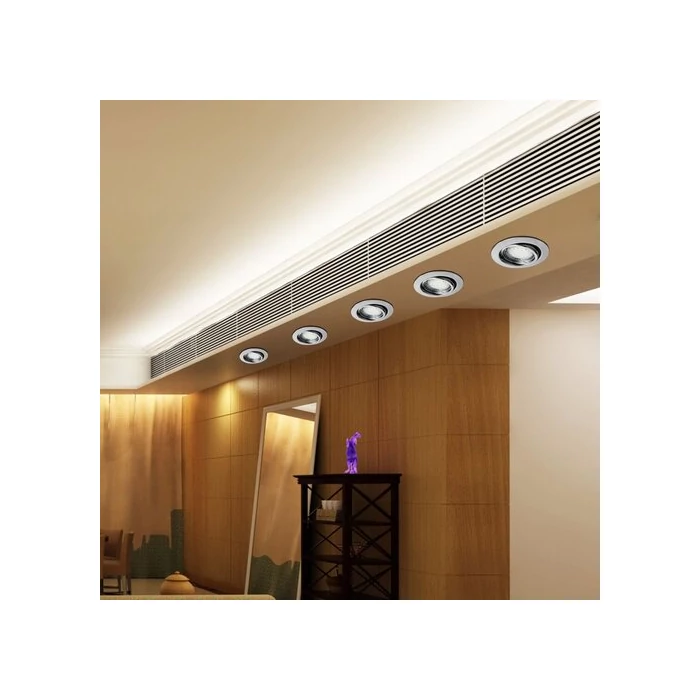 Rábalux Lite LED 3xGU10 3W billenthető króm beépíthető spot 1050 (3 db/szett)