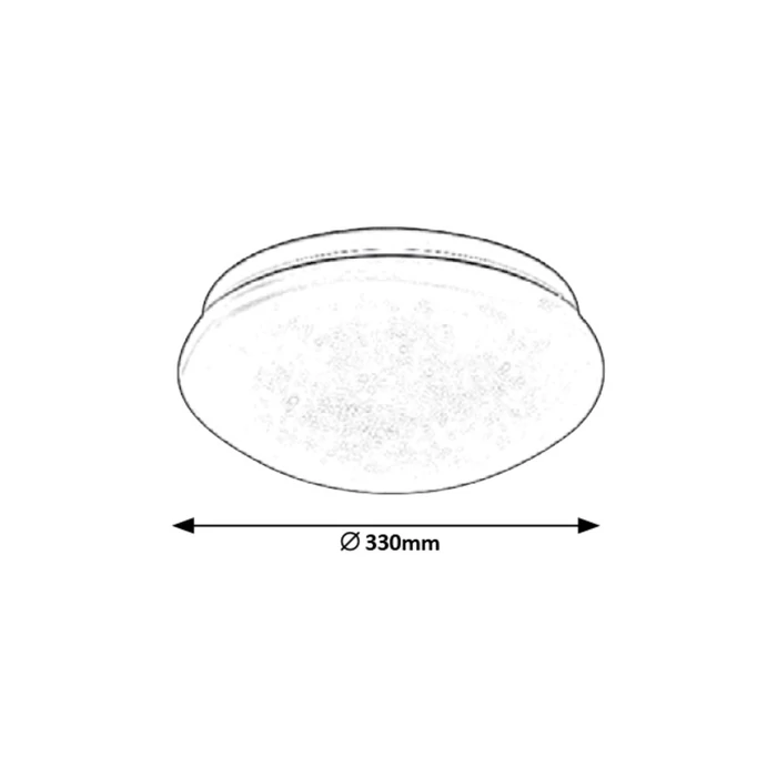 Rábalux Lucas modern megjelenésű mennyezeti lámpa LED 18W 1350lm 4000K 3937