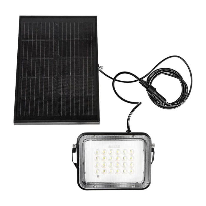 Rábalux Melk kültéri szolár LED fali lámpa 6,5W CCT fekete L19cm IP65 77141