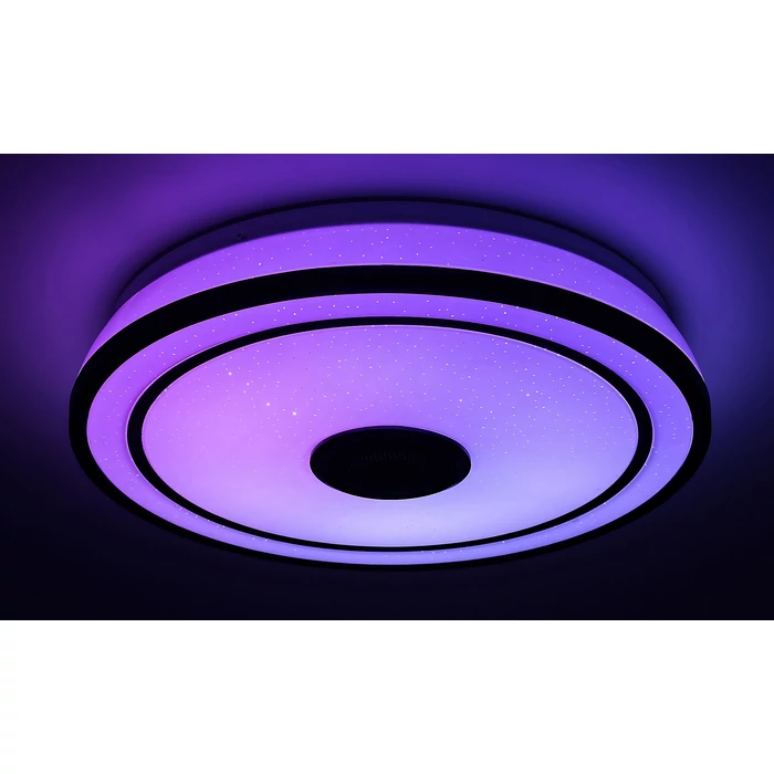 Rábalux Nikolaus modern megjelenésű kerek mennyezeti lámpa LED 24W 1600lm/2400lm 3000-6500K RGB 71030
