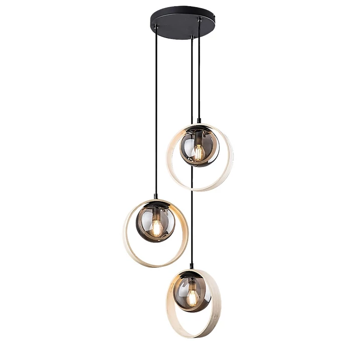 Rábalux Peyton modern megjelenésű hármas függeszték E14 3x15W 72063