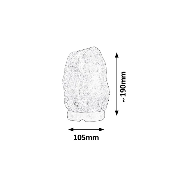 Rábalux Rock asztali sólámpa E14 1x15W 4120
