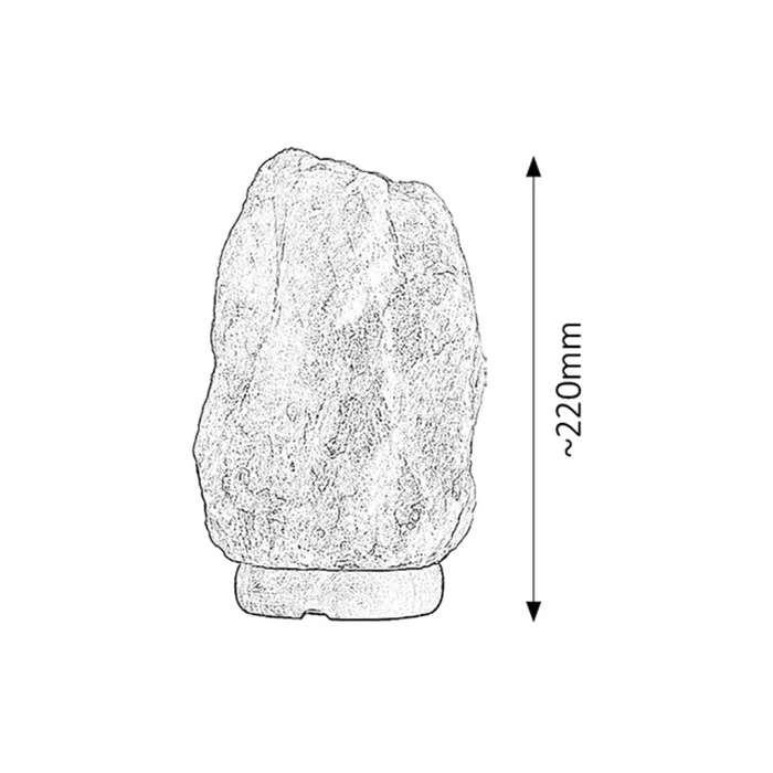 Rábalux Rock asztali sólámpa E14 1x15W 4127