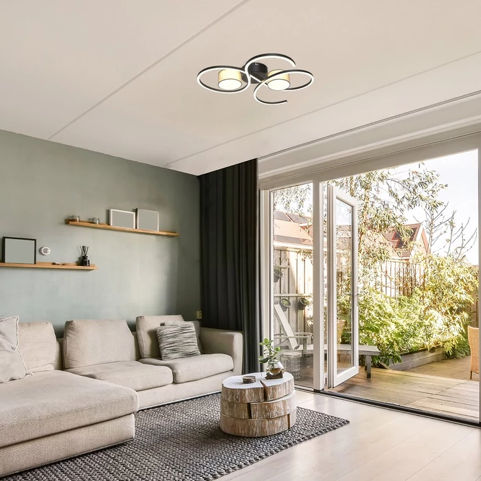 Rábalux Shiena modern megjelenésű mennyezeti lámpa LED 38W 1880lm/3300lm 4000K 71116