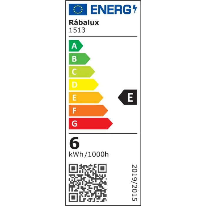 Rábalux Smart WiFi LED-filament okos fényforrás 6W, 700lm, 2700-6500K 1513