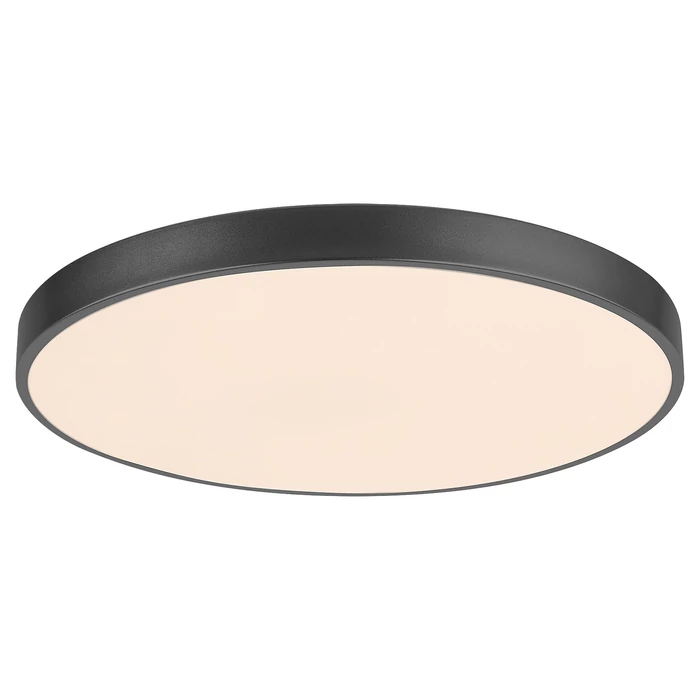 Rábalux Tesia kerek matt fekete mennyezeti okos lámpa LED 60W 5000lm 3000-6000K 3316