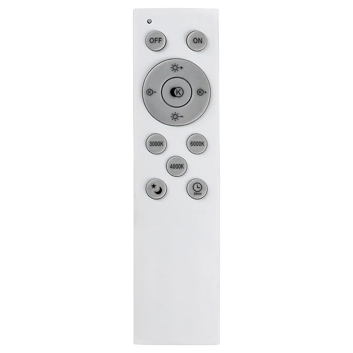 Rábalux Tesia kerek matt fekete mennyezeti okos lámpa LED 60W 5000lm 3000-6000K 3316