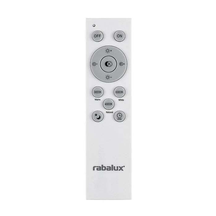 Rábalux Tesia modern megjelenésű ezüstszínű függeszték LED 60W 3500lm/4800lm 3000–6000K 71042