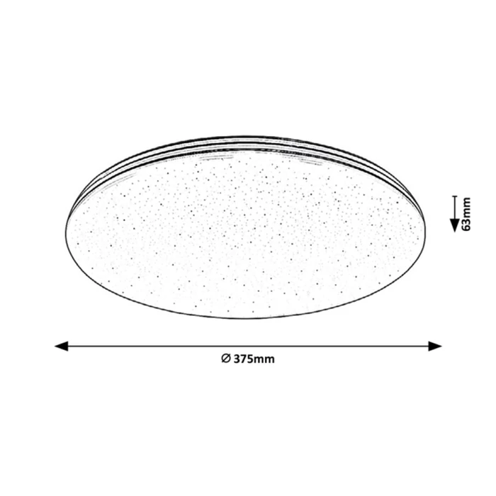 Rábalux Toma modern megjelenésű mennyezeti lámpa LED 30W 2100lm 4000K 3875