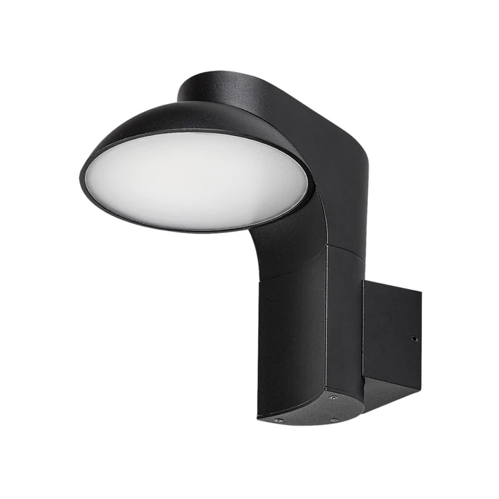 Rábalux Wengen kültéri LED fali lámpa 12W 3000K fekete H19cm IP54 77148