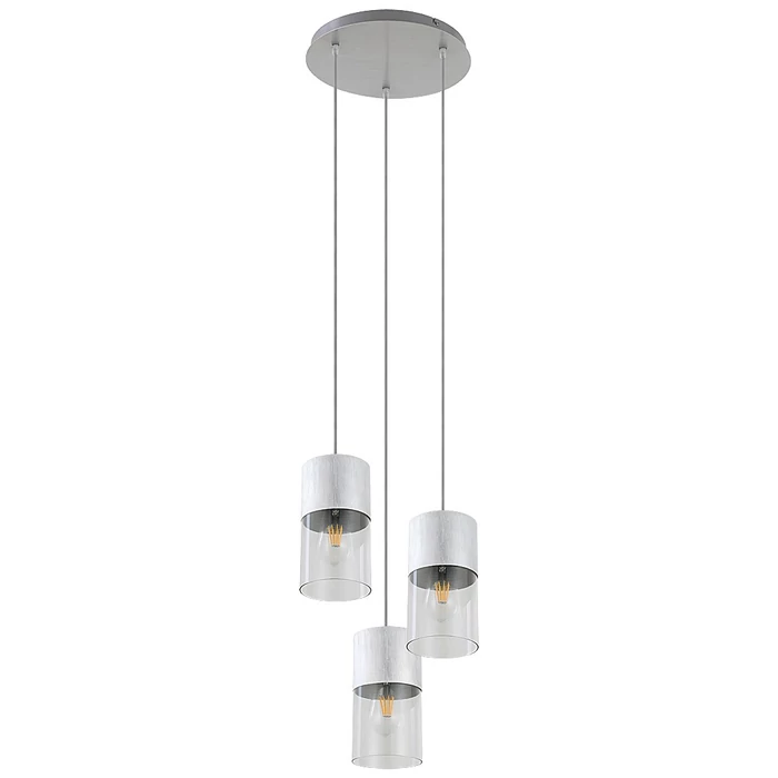 R. 3155 Zelkova,belt.függ.E27 3xMAX40W,s.alu,D12