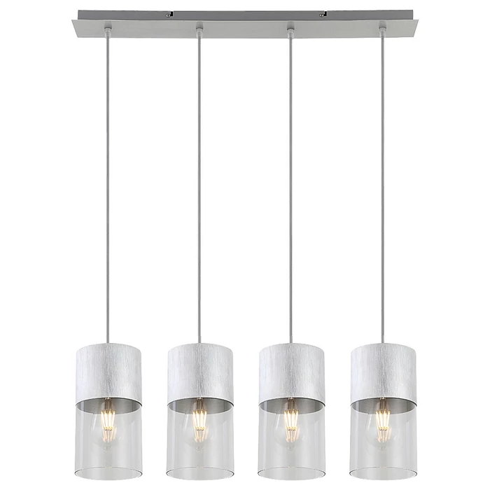 Rábalux Zelkova modern stílusú négyes függeszték E27 4x40W 3156