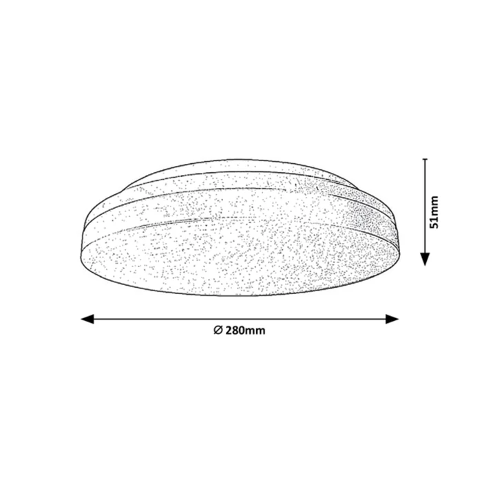 Rábalux Zenon mennyezeti lámpa LED 24W 2400lm 3000-6000K 2698