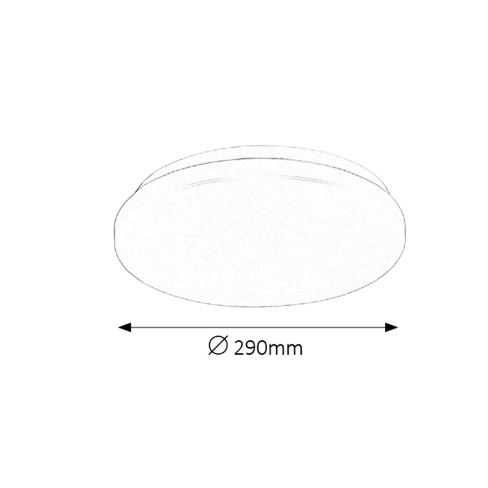 Rob LED 20W 1400 Lm 4000K természetes fehér D30 mennyezeti lámpatest IP20 Rábalux 2284