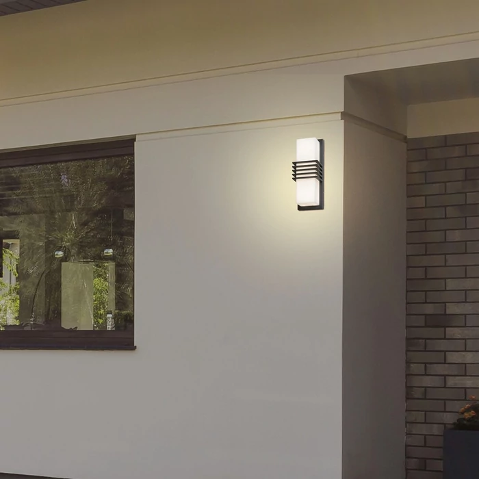 Rodez antracit szürke kültéri LED 12W lámpatest Rábalux 8940