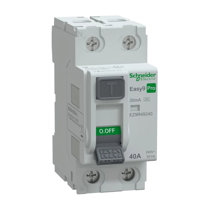Schneider FI relé 2P 40A 30mA "A" áram-védőkapcsoló Easy9 Pro EZ9R49240
