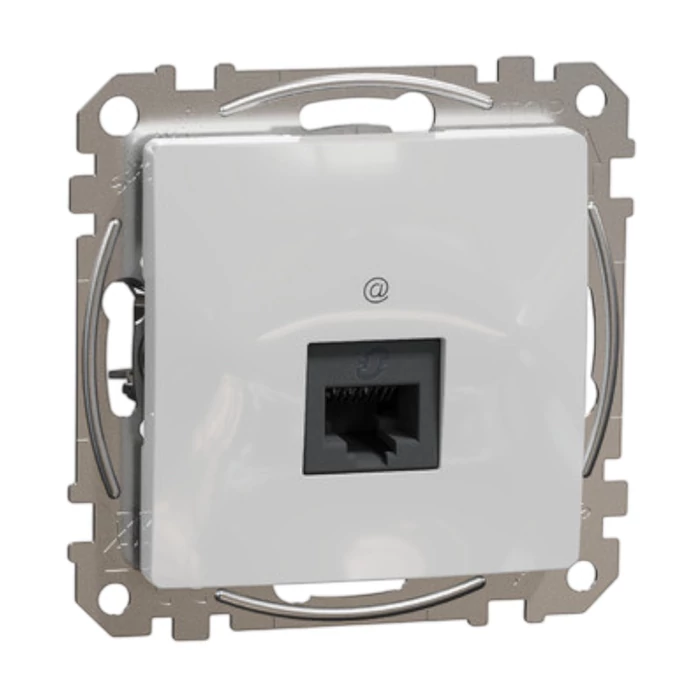 Schneider Sedna Design 1xRJ45 Cat6A UTP aljzat alumínium SDD113466