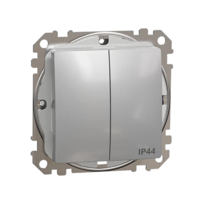 Schneider Sedna Design csillárkapcsoló (105) alumínium IP44 SDD213105