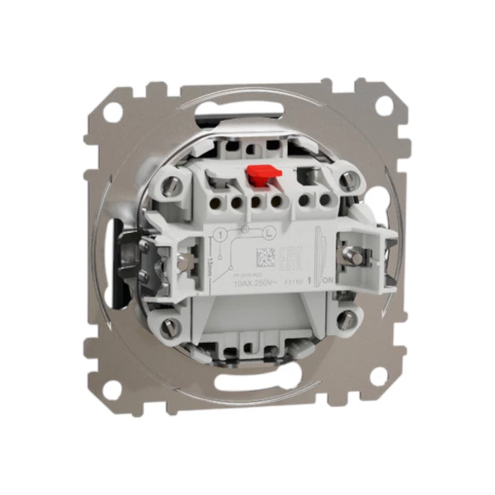 Schneider Sedna Design egypólusú kapcsoló (101) antracit SDD114101